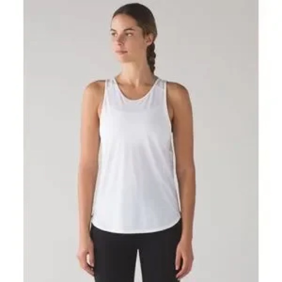 Lululemon Sculpt Tank II Mesh Relaxed Running Cardio Fitness Size 6 - Picture 5 of 11